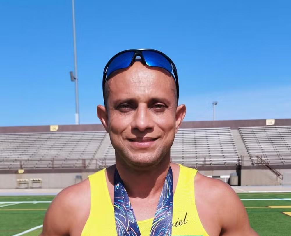 Acreano conquista feito inédito e leva quatro ouros no Pan-Americano Master de Atletismo, nos EUA