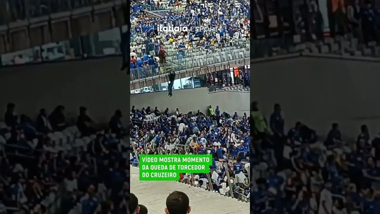 Vídeo: veja momento da queda de torcedor do Cruzeiro no Mineirão