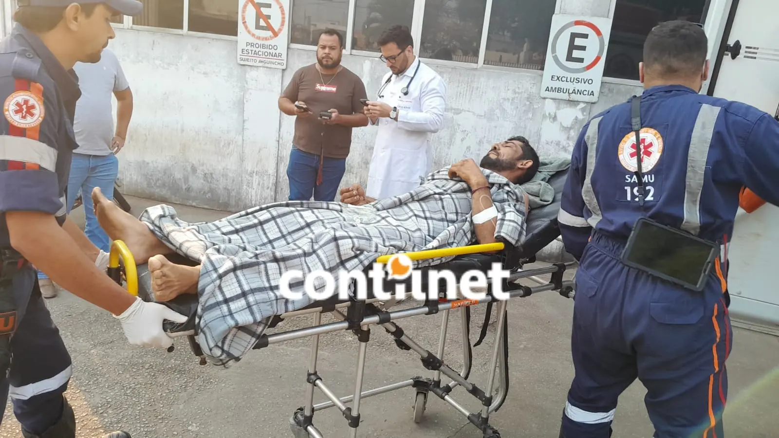 Brincadeira entre amigos faz bomba explodir e mecânico sofre queimaduras de 2º grau