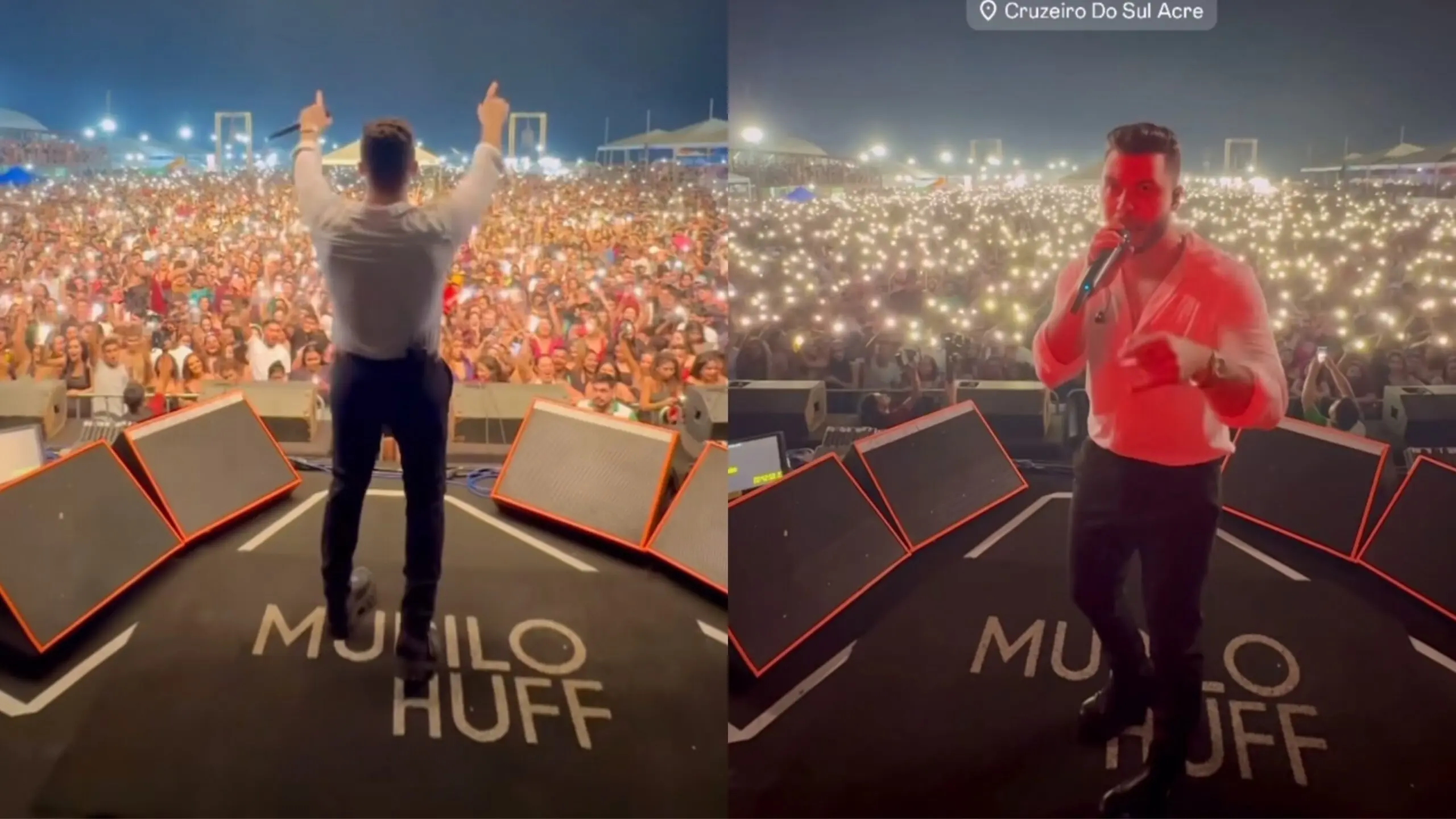 VÍDEO: show gratuito de Murilo Huff leva multidão na abertura da Expoacre Juruá 2024