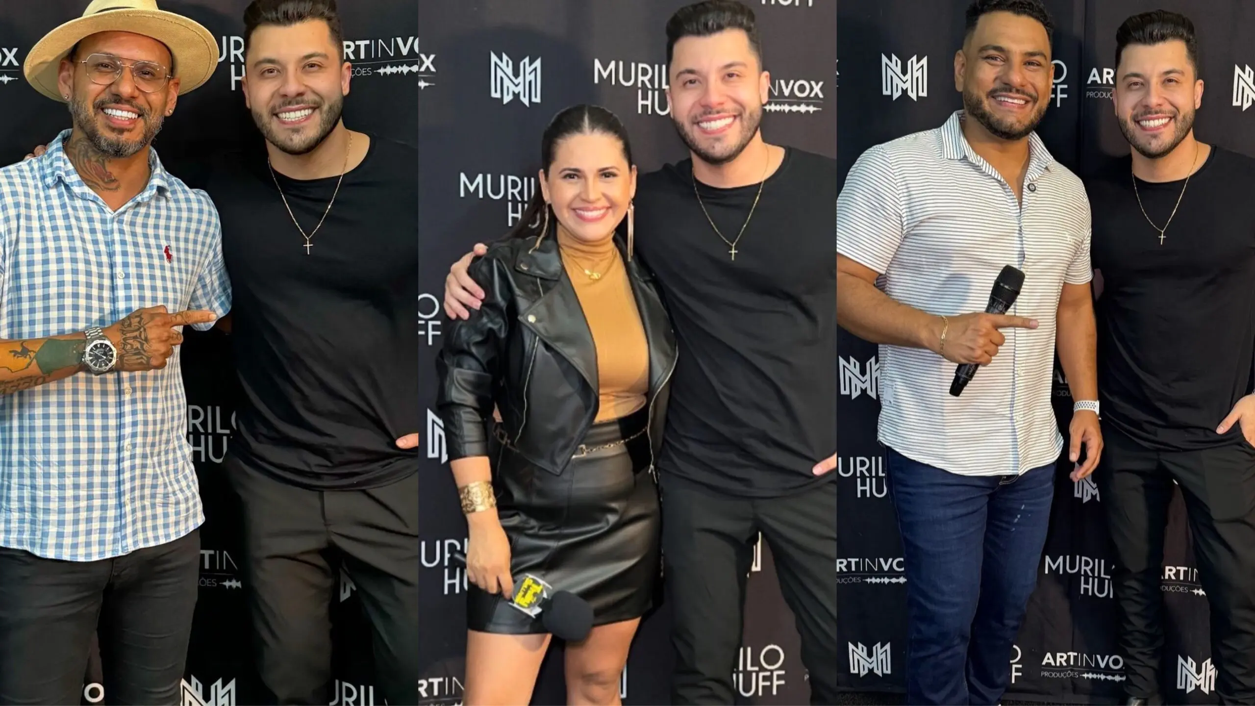 Douglas Richer: veja quem marcou presença no camarim de Murilo Huff na Expoacre Juruá; FOTOS