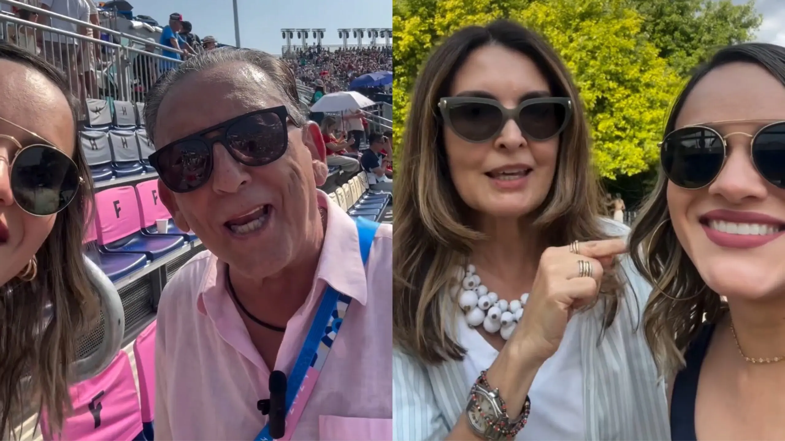 Ao lado de Galvão Bueno, Fátima Bernardes e outros, influencer acreana bomba nas Olimpíadas; VÍDEO
