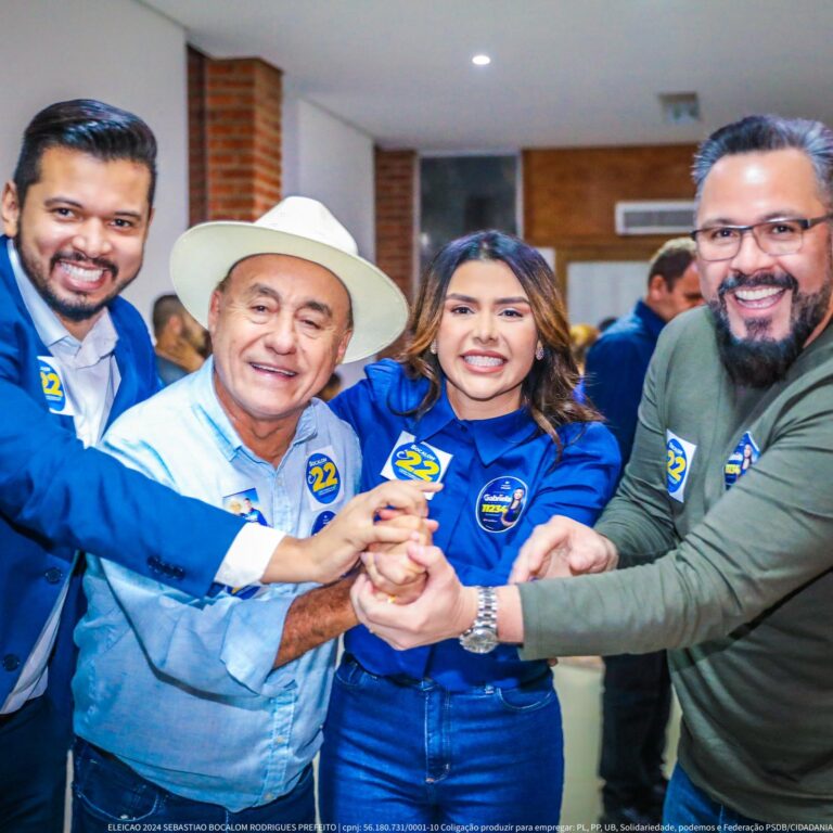 Com Alan Rick, Bocalom e Alysson prestigiam lançamento da candidatura de Gabriela Câmara