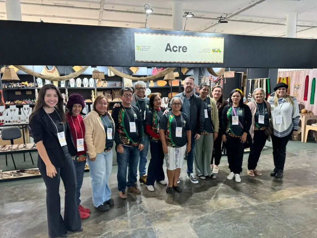 Artesãos acreanos apresentam peças exclusivas no Salão do Artesanato, em São Paulo