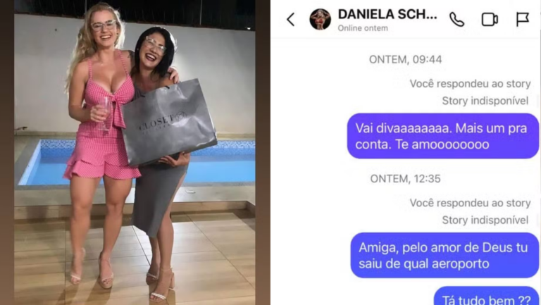 Acreana mostra as últimas conversas que teve com a amiga morta em queda de avião em SP; VEJA