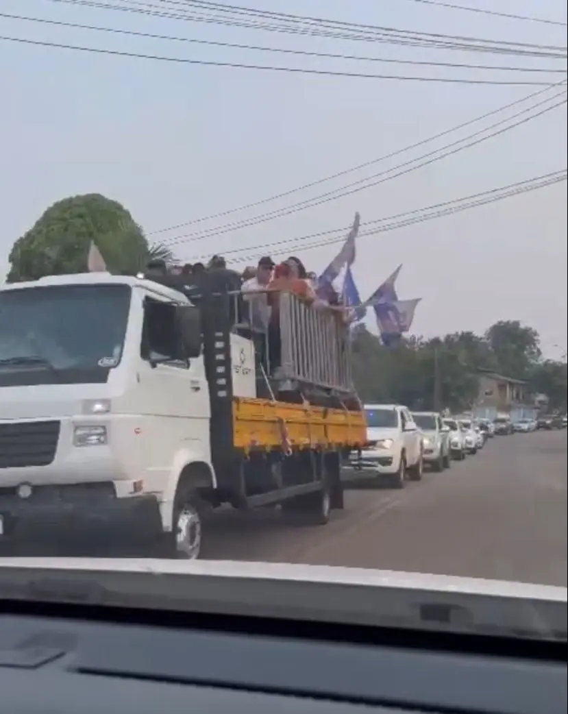 Carreata 22 no domingo: grande concentração e bandeiraço em apoio a Bocalom e Alysson; VÍDEO