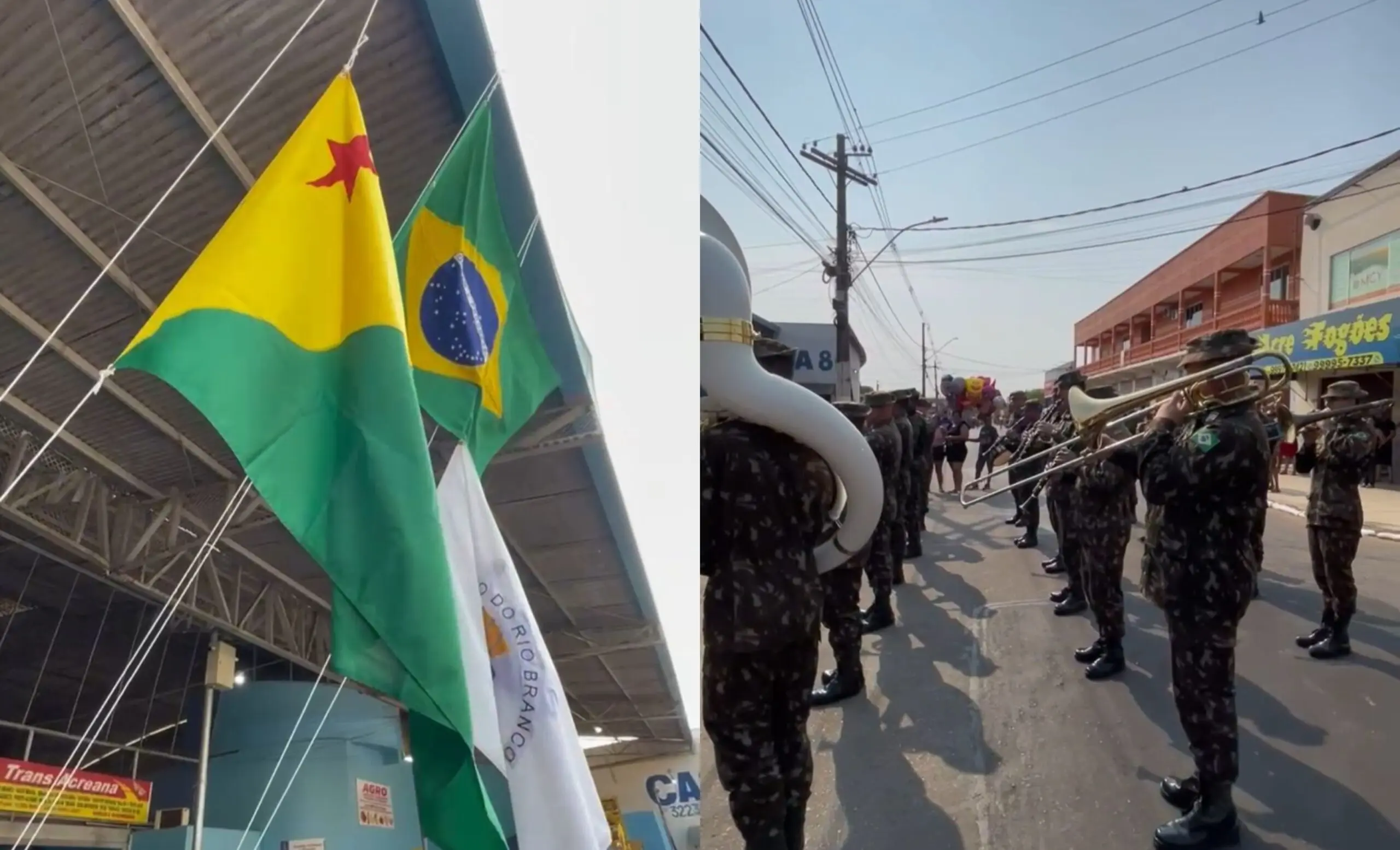 VÍDEO: hasteamento das bandeiras abre comemorações dos 120 anos do bairro 6 de Agosto