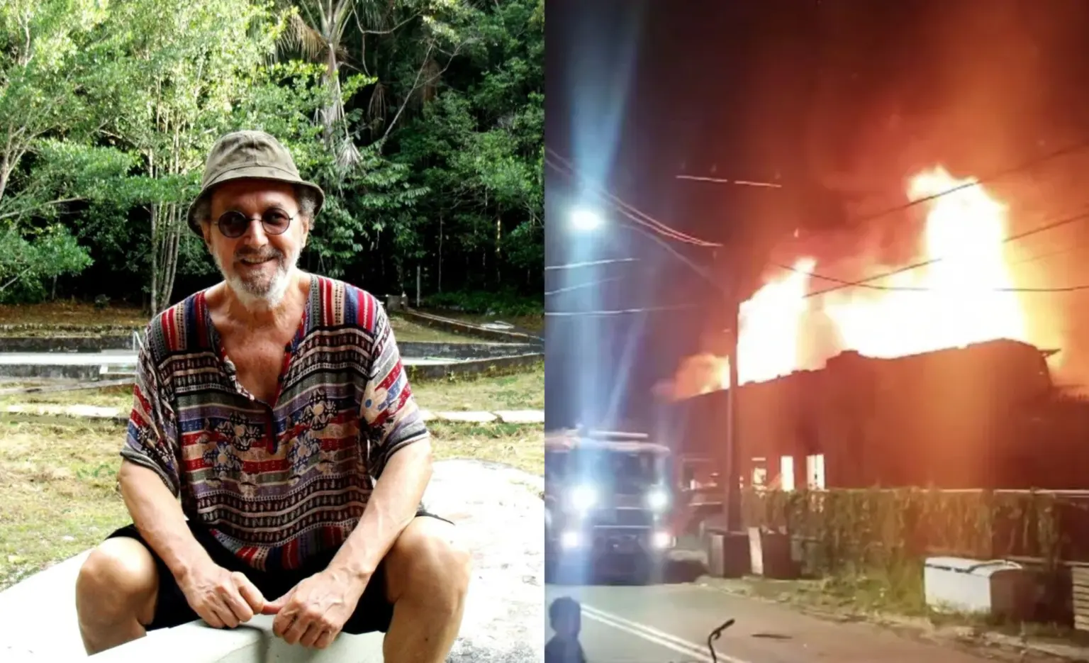 Sérgio Souto lamenta abandono e incêndio do centro cultural que leva seu nome em Sena