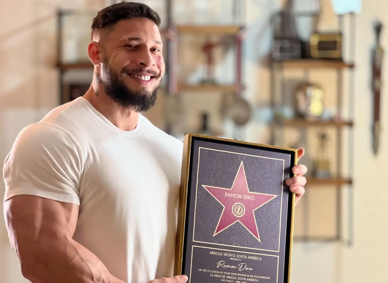 Acreano Ramon Dino, campeão do Arnold Classic, lança aplicativo de treinos; VÍDEO