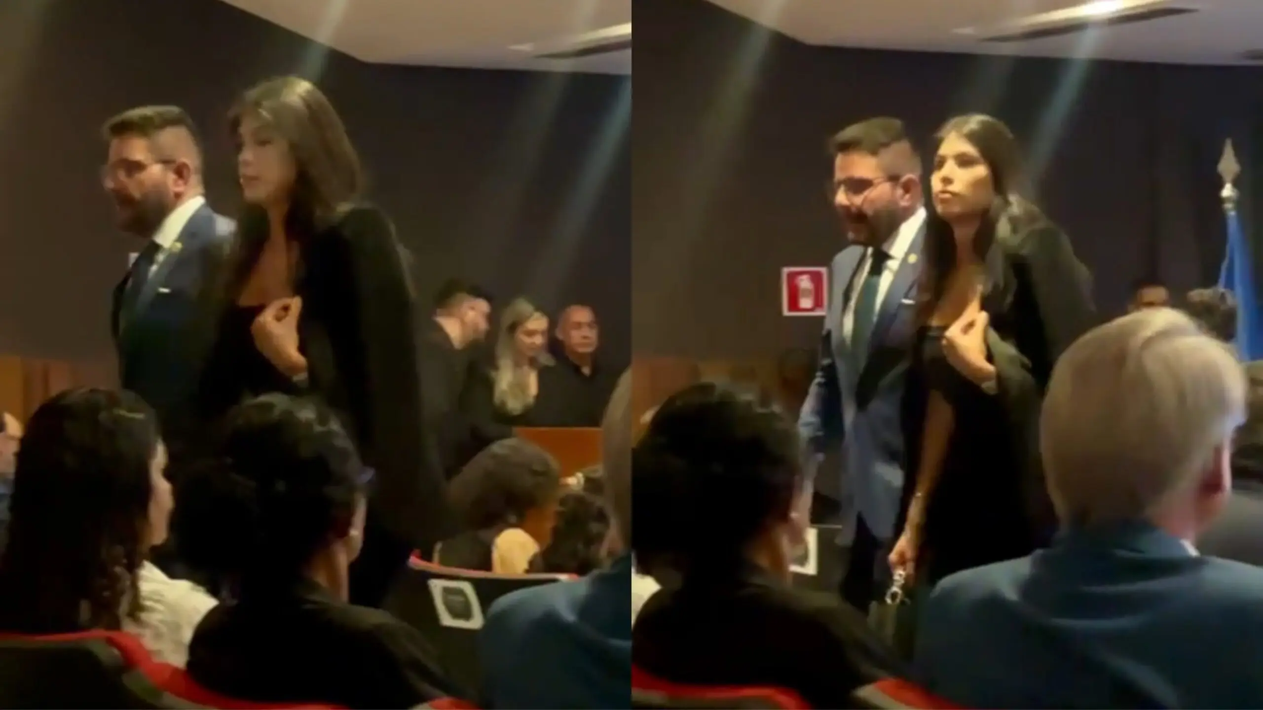 EXCLUSIVO: Gladson chega acompanhado de morena misteriosa para receber homenagem; VÍDEO