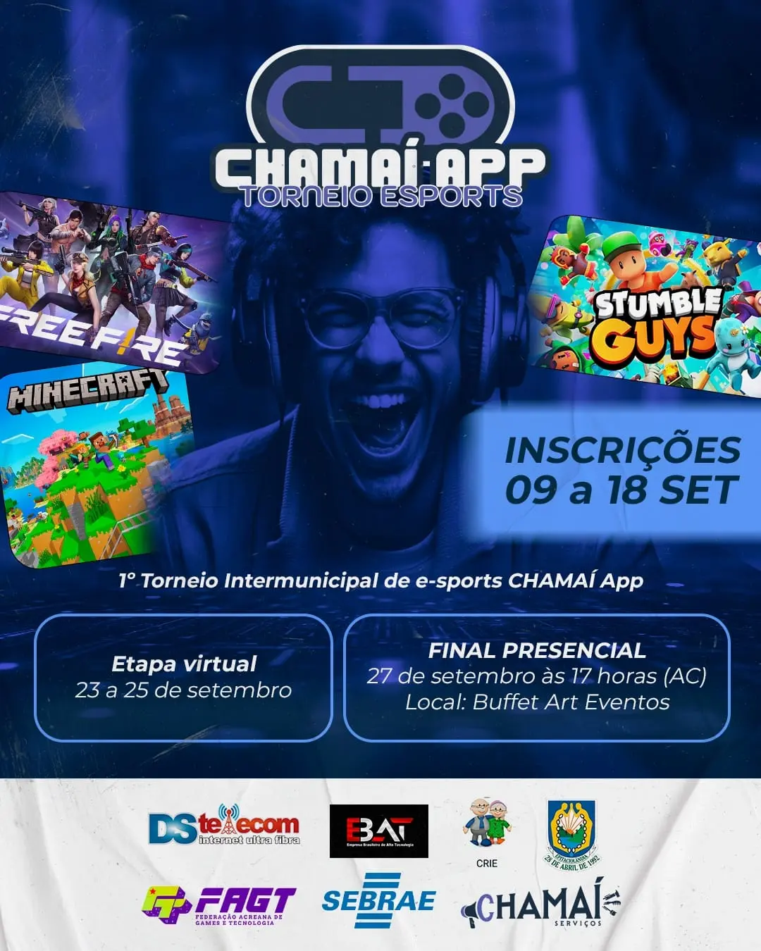 Alunos do interior do Acre participarão do 1º Torneio Intermunicipal Gamer; veja programação