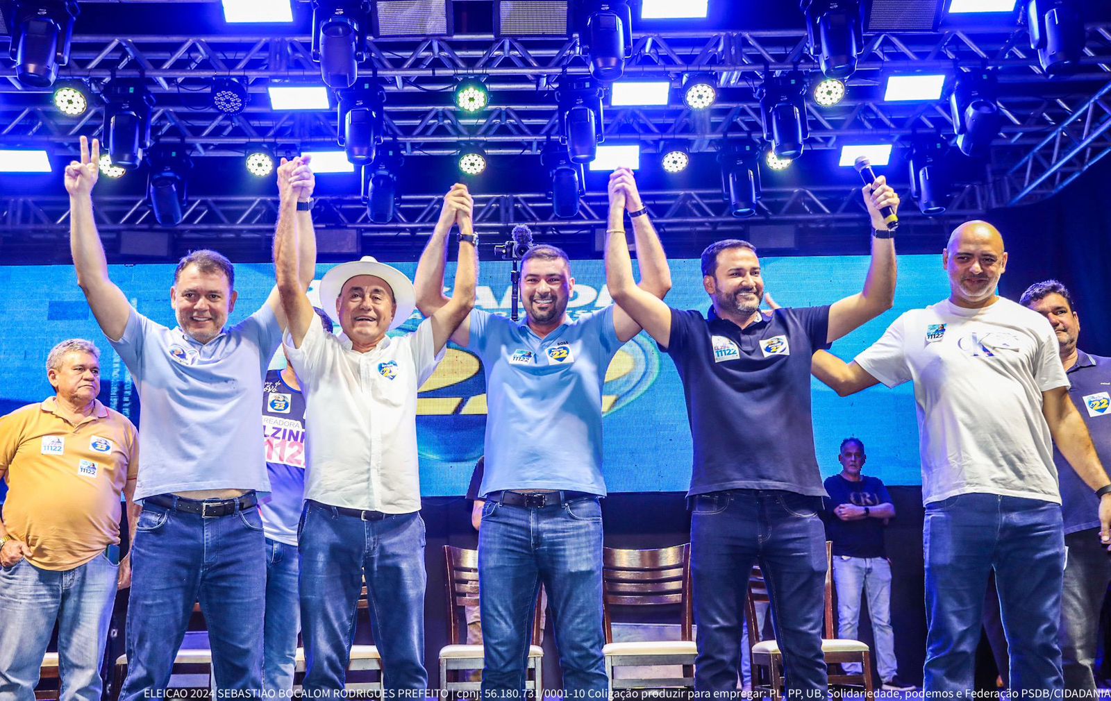 Com Maison Borges lotada, Aberson se une a Nicolau e apoiadores da Educação em grande ato pró-Bocalom