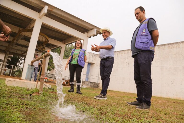 Prefeitura amplia captação de água com recuperação de poços e Bocalom diz que vai perfurar mais