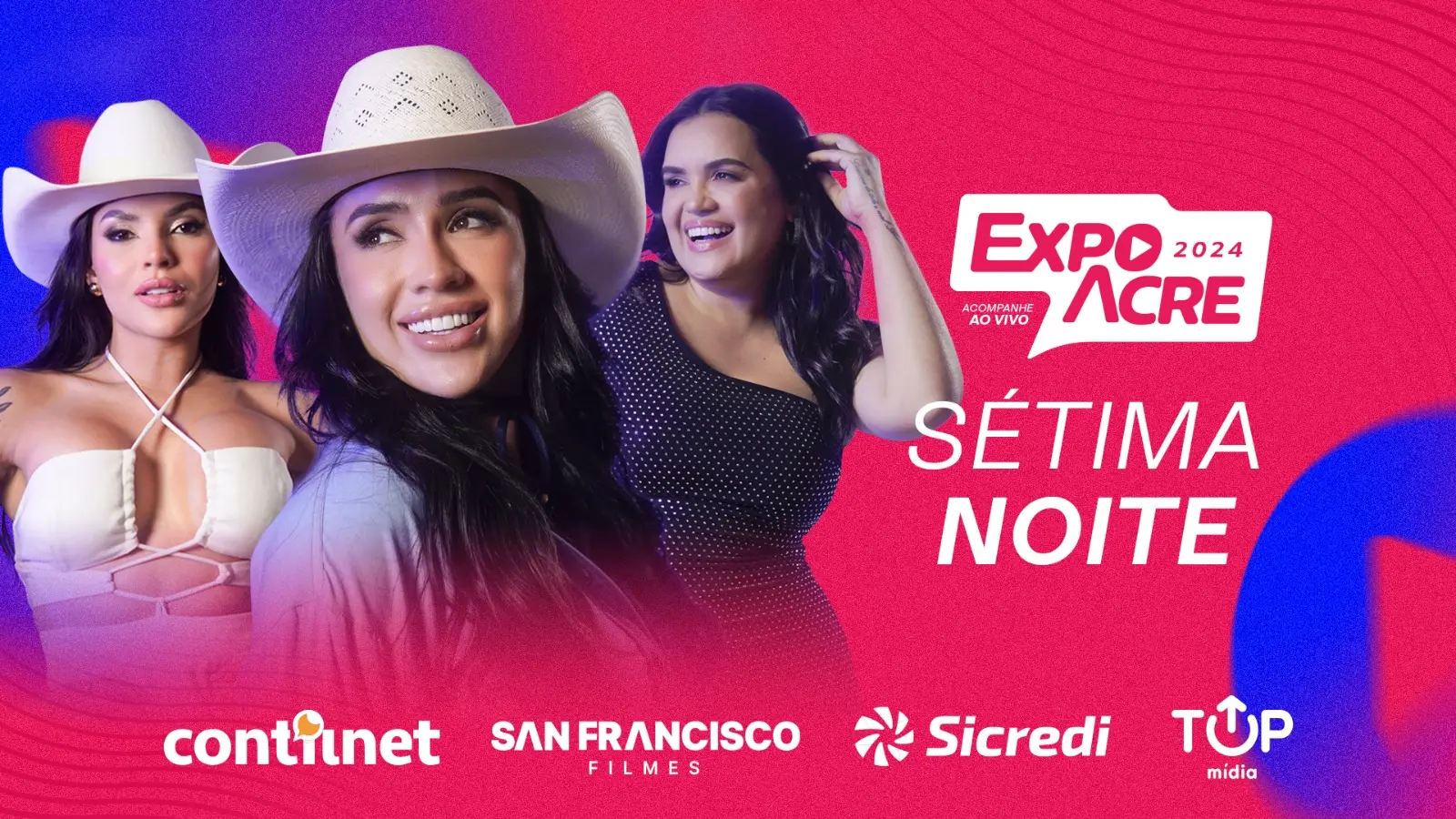 ContilNet reúne influenciadoras, designers e Miss Acre na sétima noite da Expoacre; veja time