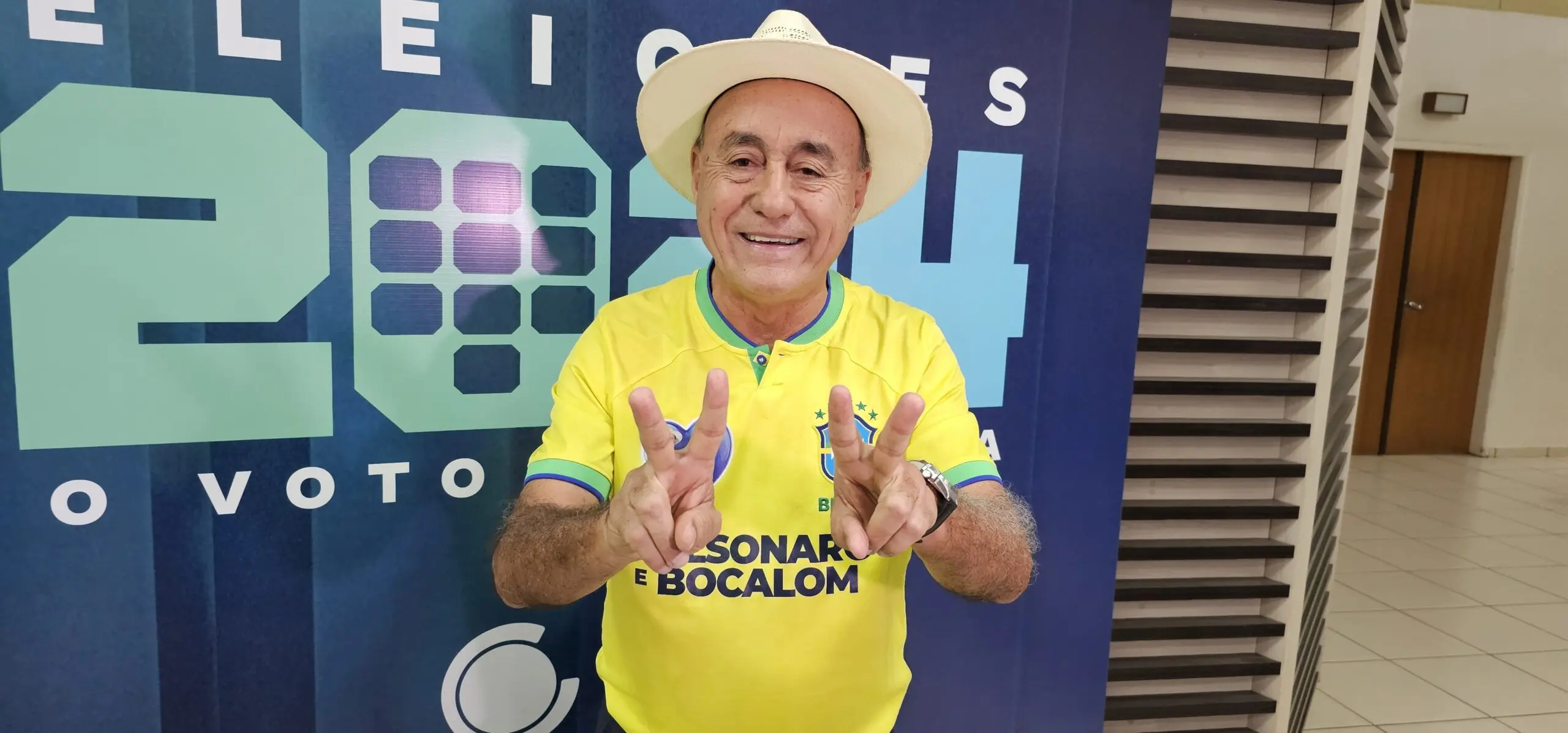 Bocalom chega ao debate da TV Gazeta e é ovacionado por apoiadores; VEJA VÍDEO