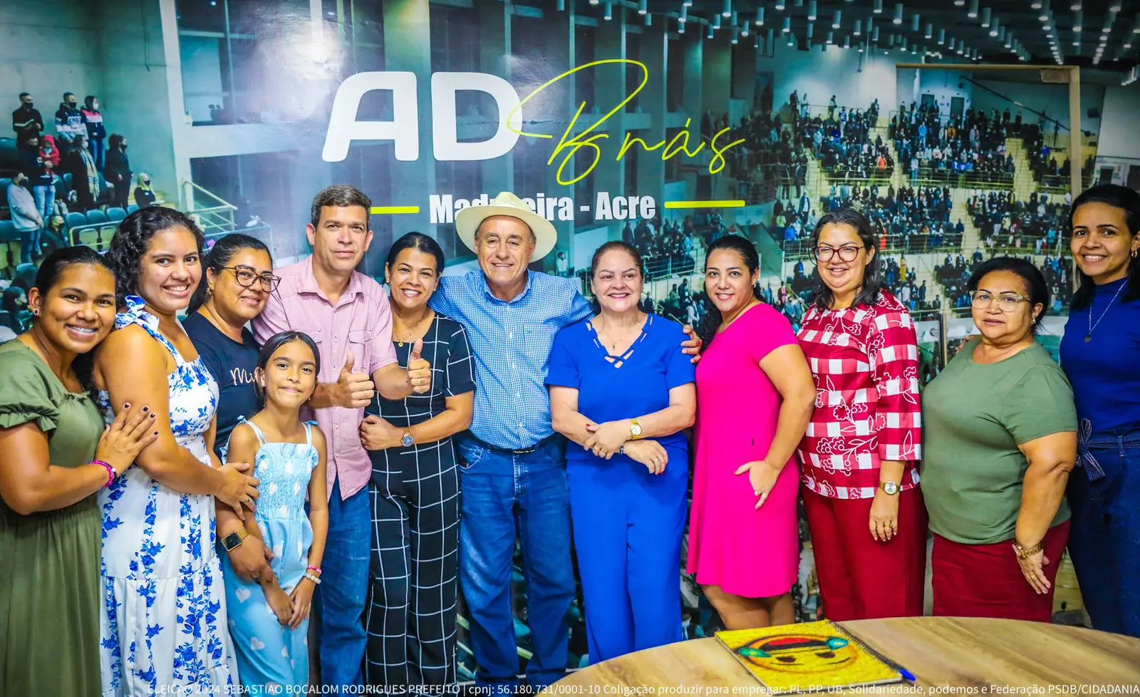 Bocalom recebe apoio da Igreja Assembleia de Deus Brás no Acre: “A eleição deste ano será marcada pelo fortalecimento dos valores cristãos”
