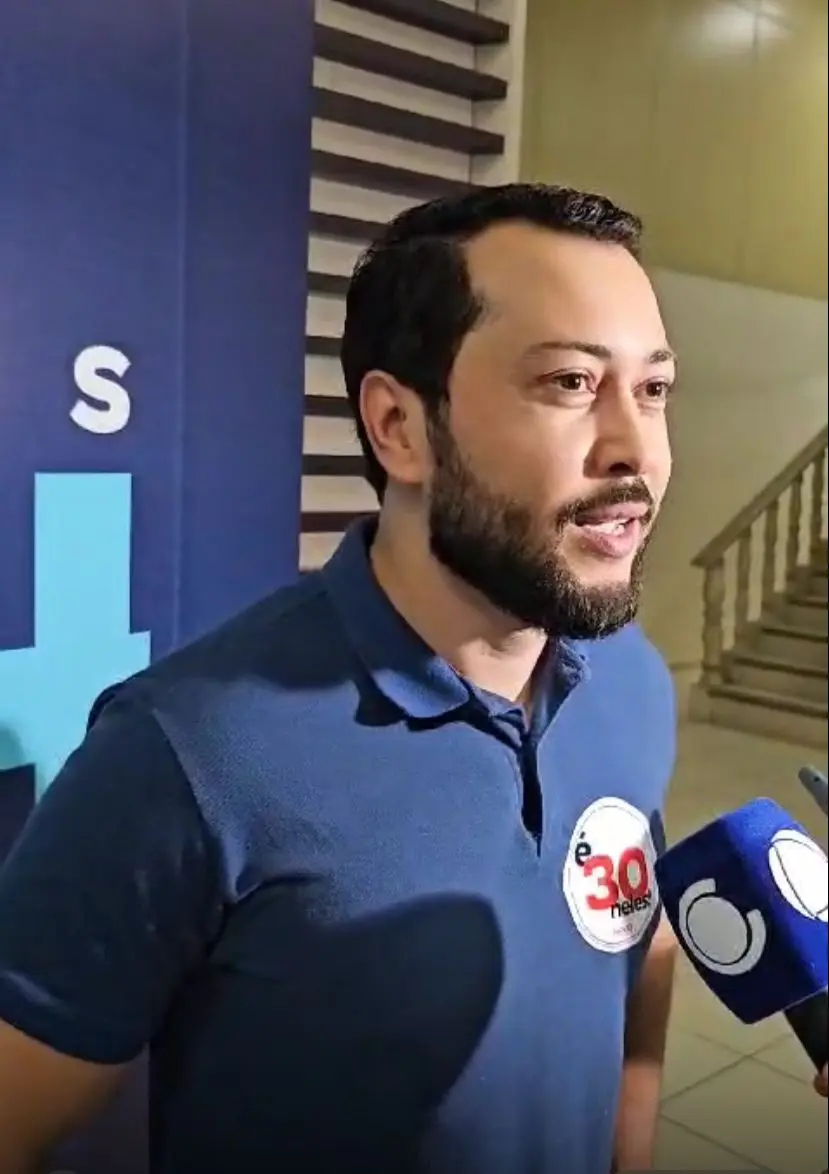 “Vamos mostrar a realidade para a população” diz Jarude durante sua entrada no debate