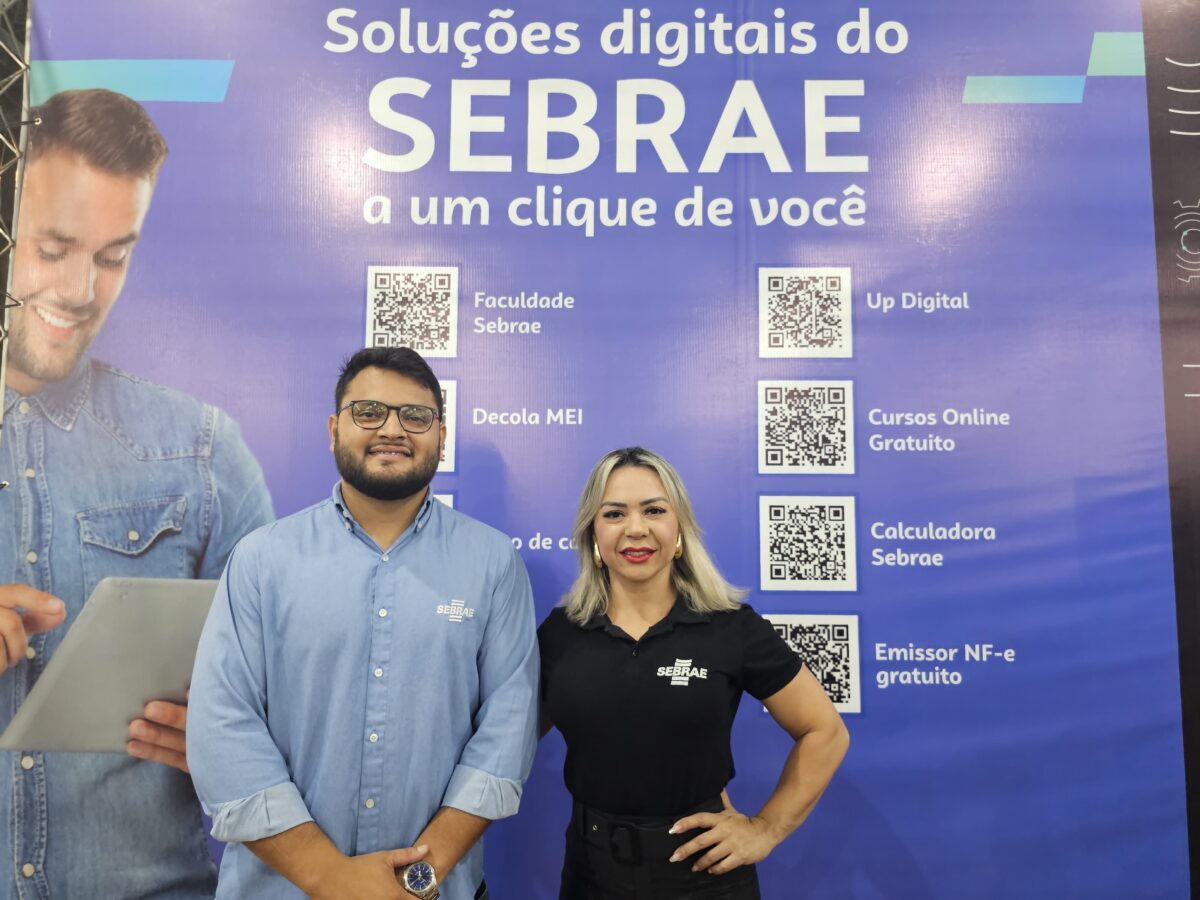 Sebrae apresenta soluções digitais para empreendedores na Expoacre Sebrae apresenta soluções digitais para empreendedores na Expoacre