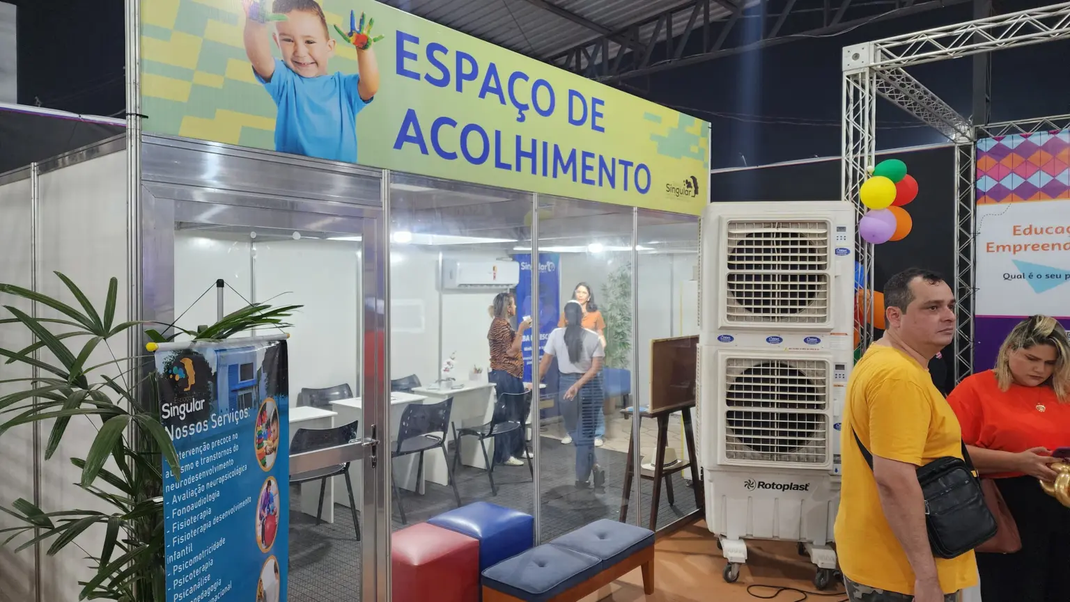 Espaço Singular marca presença na Expoacre e oferta serviços sobre saúde mental