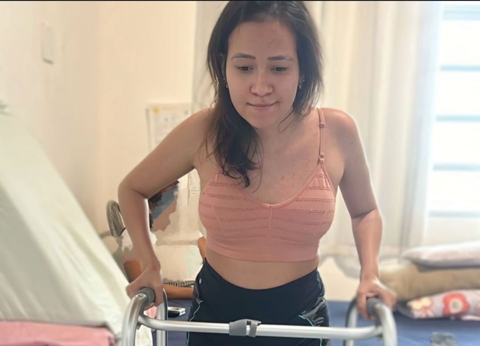 Após grave acidente, jovem busca ajuda para pagar custos da recuperação