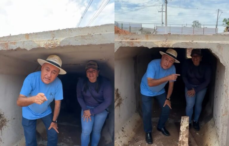 VÍDEO: Bocalom mostra obras para escoamento de água de igarapé em Rio Branco