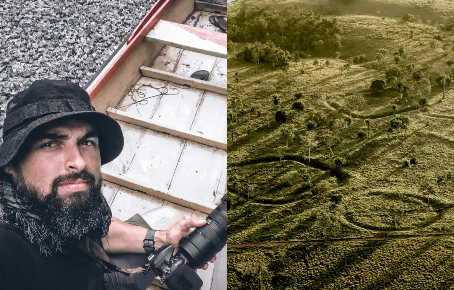 Fotógrafo do Acre ganha destaque em documentário da Netflix com imagens de geoglifos