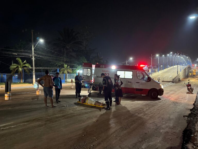 Dupla bate em contenção do Elevado da Dias Martins; um foge e outro vai para o PS em estado grave