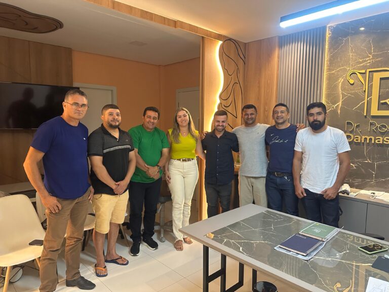 Rodrigo Damasceno se reúne com presidente de partidos da coligação para tratar da equipe de transição