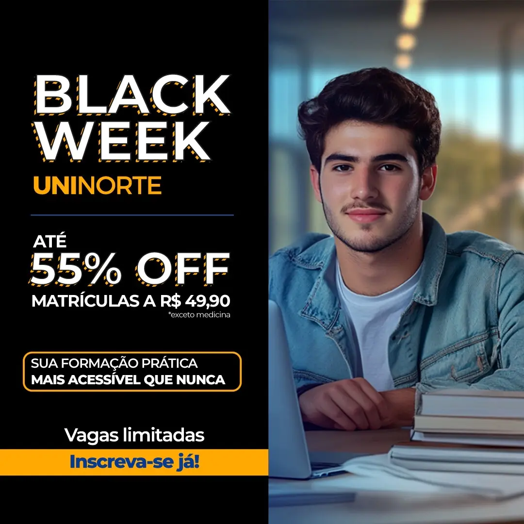 Com novos cursos, Uninorte lança Black Week com condições especiais