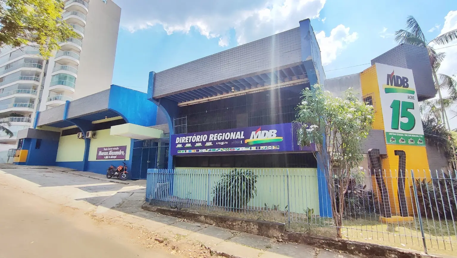 Sede do MDB em Rio Branco/ Foto: Reprodução