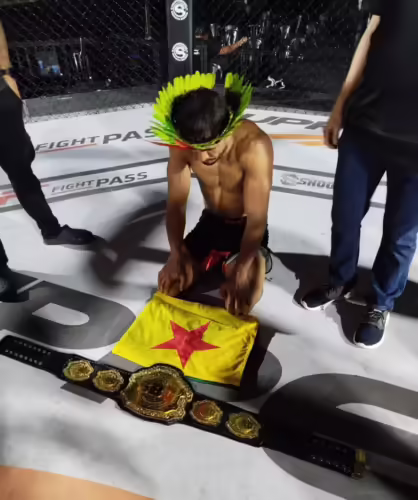 Wendel Almeida exalta “Acre no topo do MMA nacional” após conquistar cinturão do Shooto Wendel Almeida exalta “Acre no topo do MMA nacional” após conquistar cinturão do Shooto
