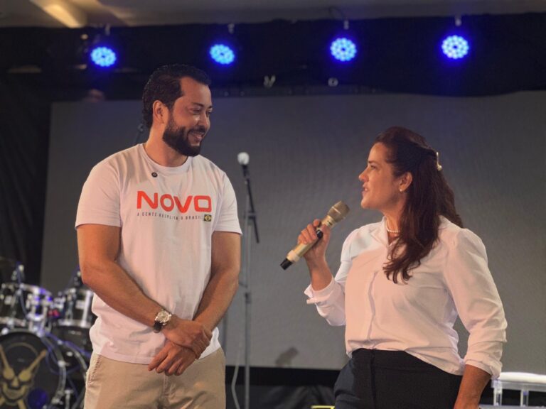 Em confraternização, Jarude anuncia Mara Rocha no Novo e a lança pré-candidata ao Senado