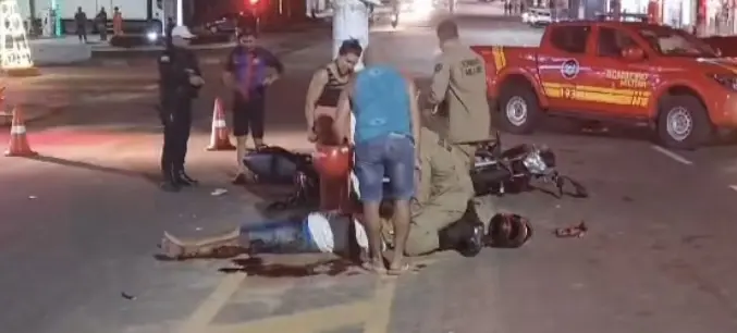 Acidente entre motocicletas deixa duas pessoas feridas em município no interior do Acre