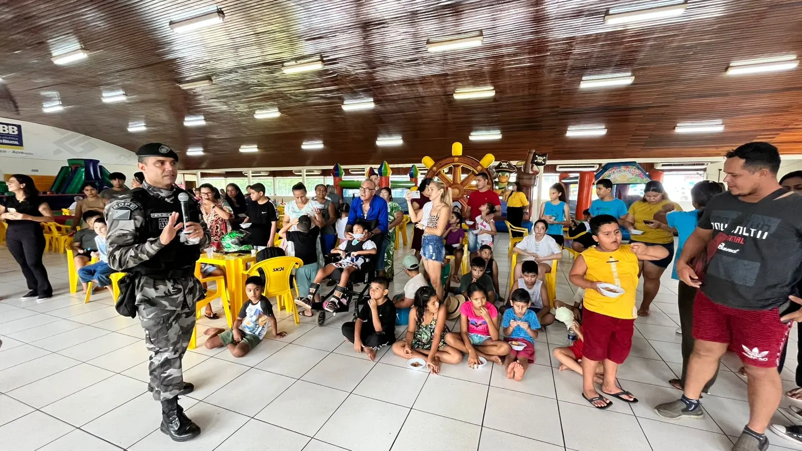 Fundo Social Sicredi e Instituto Peteleco realiza manhã de inclusão e lazer para crianças em Rio Branco