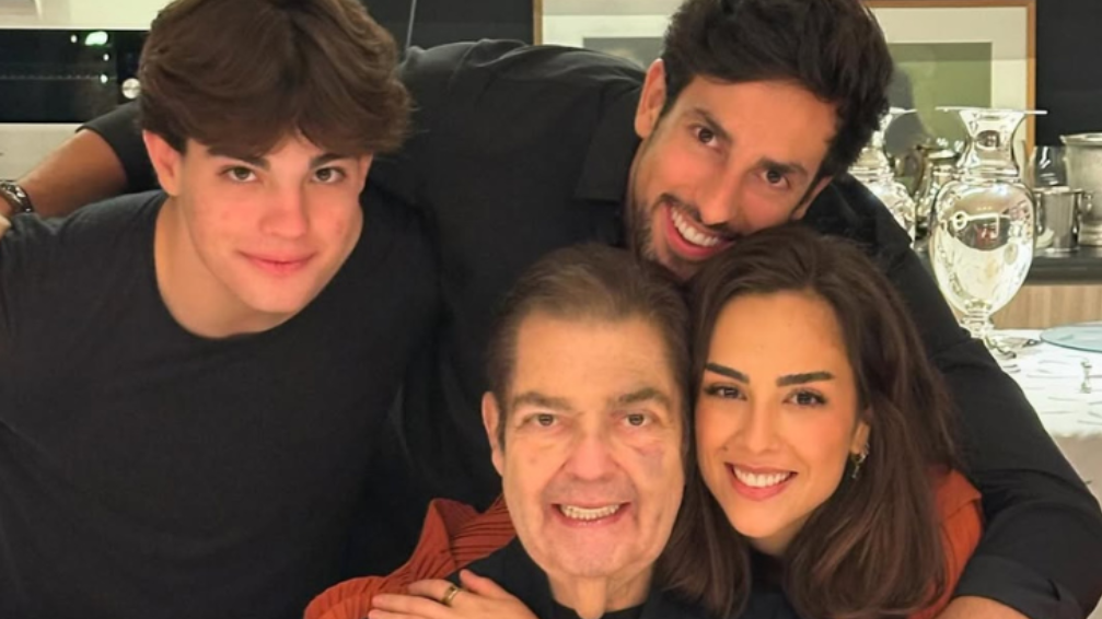 Filha de Faustão compartilha momento com o pai: “Final de ano em família”