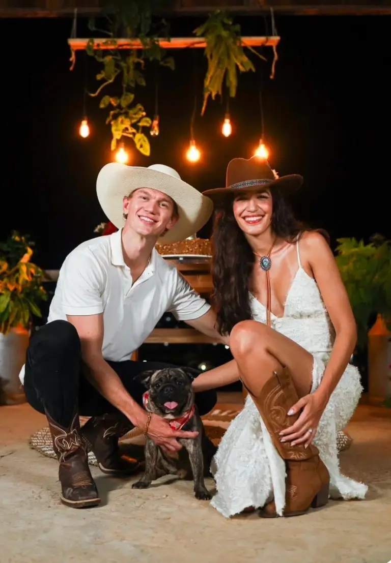 Modelo Brenda Roque e o médico Charli Alves oficializam casamento com festa country; veja na coluna da Beth