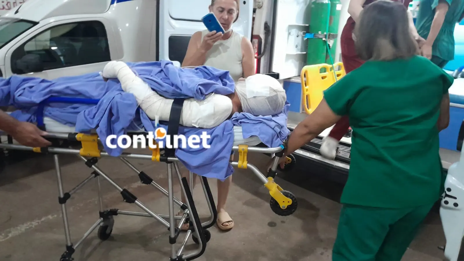 Grave acidente na BR-364: idoso tenta desviar de buraco, cai e sofre afundamento de crânio