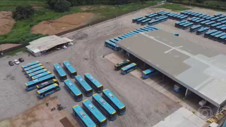 Mesmo com ação da Força Nacional, ônibus permanecem nas garagens em meio à onda de violência em Porto Velho