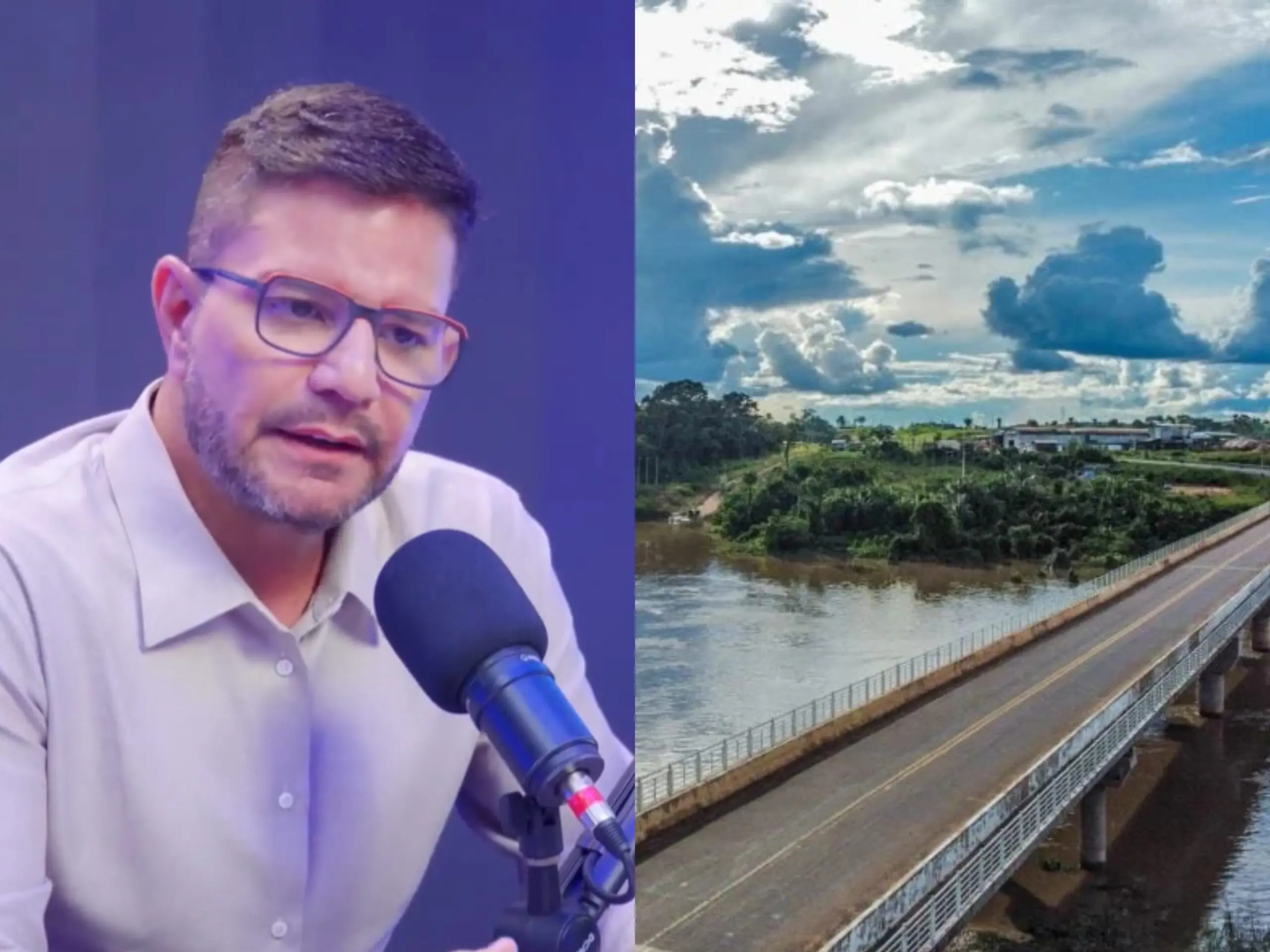 Gladson evita culpar governos do PT por situação de pontes: ‘Temos que resolver’