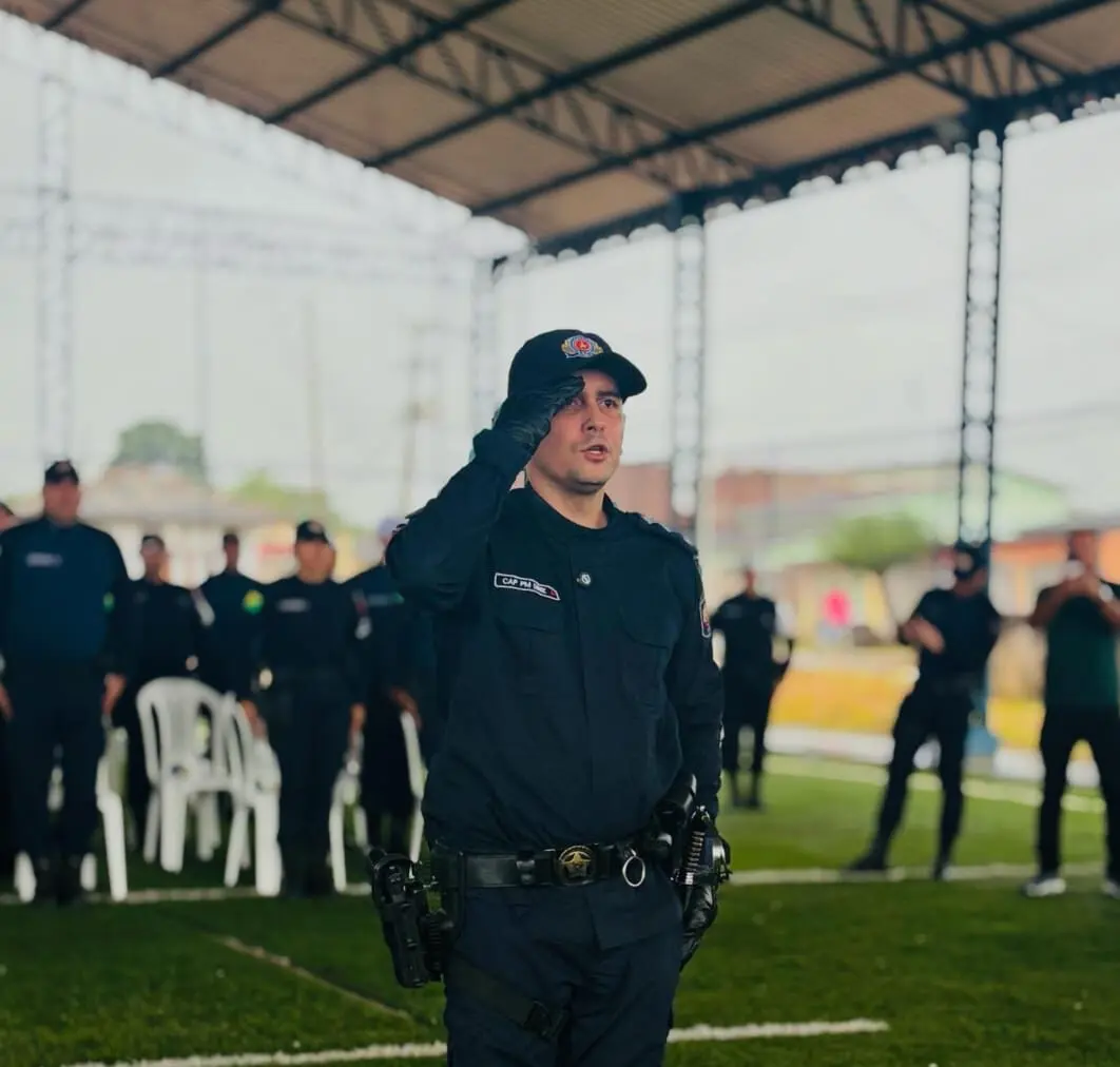Aos 36 anos e formado em Direito, capitão Fábio Diniz assume oficialmente o comando do 8º BPM