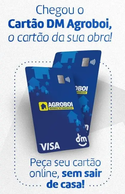 Solicite seu Cartão DM da Agroboi agora pelo WhatsApp e tenha crédito hoje mesmo