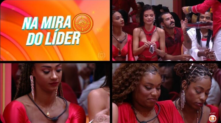 Mateus, Vitória, Aline, Camila e Thamires estão ‘Na Mira do Líder’: um deles será indicado por João Gabriel