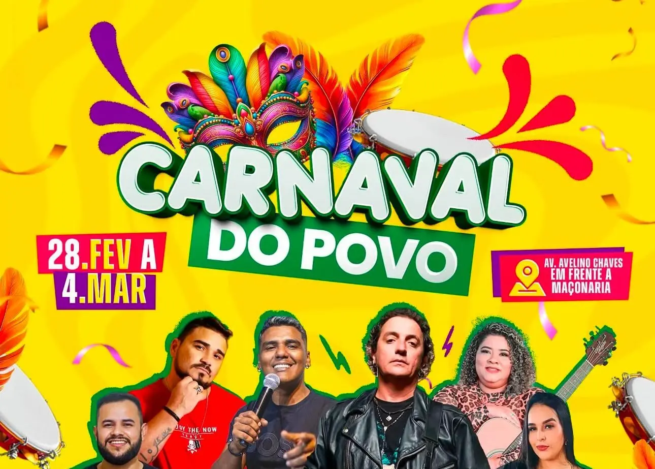 Carnaval de rua começa na próxima sexta-feira em Sena; atrações foram definidas