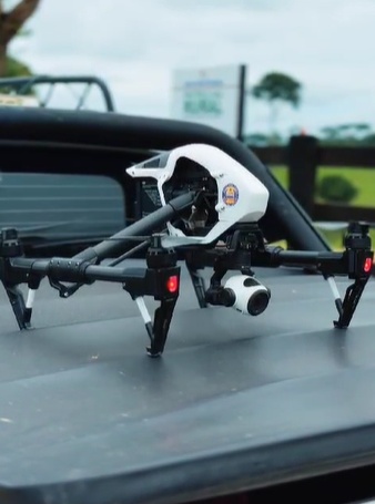 PM utiliza drone e inteligência artificial no combate ao crime organizado em Sena