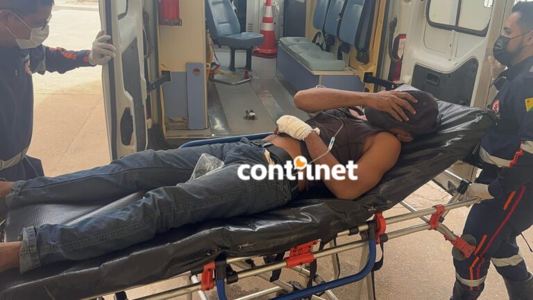 Criminosos em motocicleta atiram e um homem fica ferido no Segundo Distrito