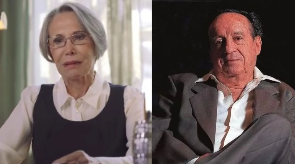 Florinda Meza visita túmulo no dia que ator de “Chaves” faria 96 anos