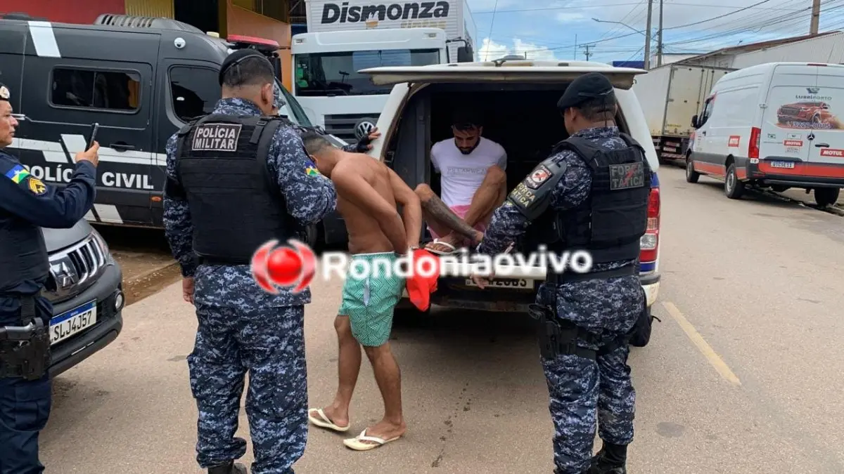 Criminosos do Acre que foram para Rondônia com o intuito de matar policiais são presos em operação