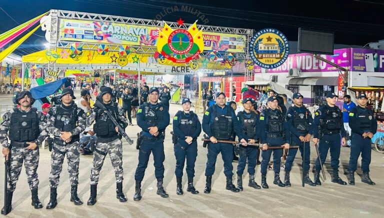 Em Sena Madureira, nenhuma ocorrência grave foi registrada durante o Carnaval, confirma comandante da PM