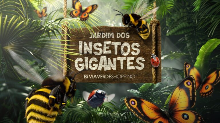 Via Verde Shopping surpreende o público com ‘O Jardim dos Insetos Gigantes’ em uma verdadeira imersão de realismo