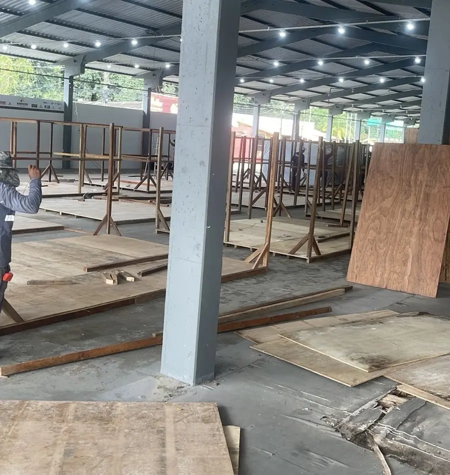 Rio Acre: trinta abrigos são construídos no Parque de Exposições para acolher famílias